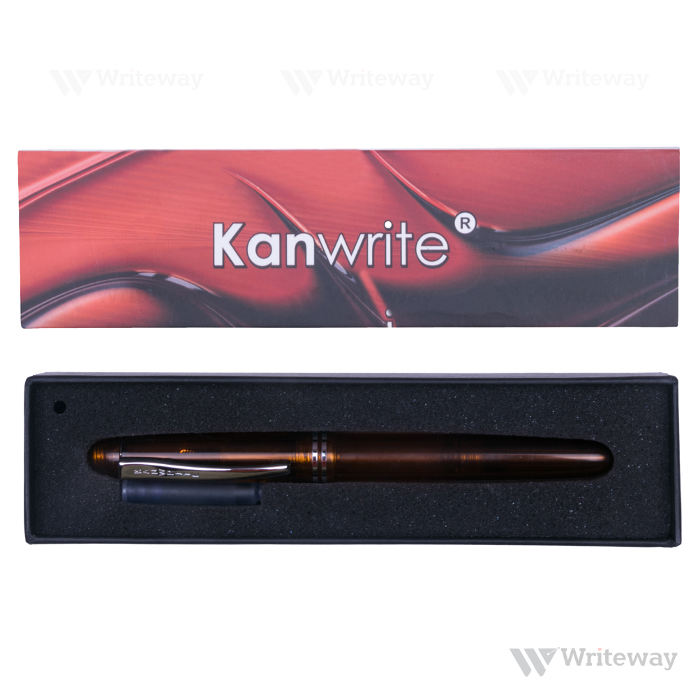 KANWRITE DESIRE FOUNTAIN PEN MARBLE BROWN